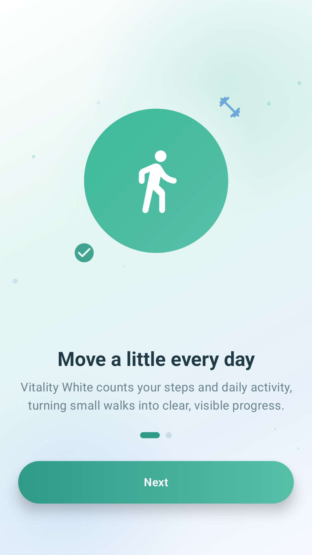 Vitality White onboarding